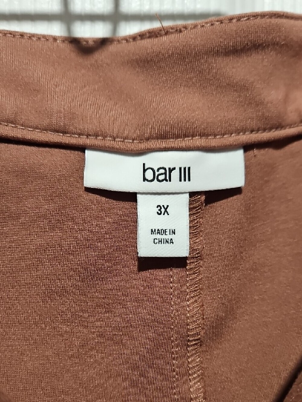 Bar III Dusty Rose Wide Leg Trouser - Picture 4 of 5